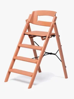 KAOS Klapp Højstol Recycled inkl. Beskyttelsesbøjle & Bakke, Terracotta Pink/Mineral Green