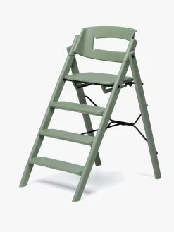 KAOS Klapp Højstol Recycled inkl. Beskyttelsesbøjle & Bakke, Mineral Green/Charcoal Black