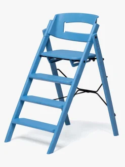 KAOS Klapp Højstol Recycled inkl. Beskyttelsesbøjle & Bakke, Swedish Blue/Mineral Green