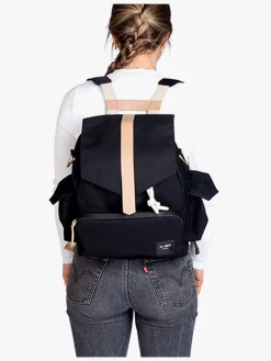 KAOS Ransel Pusletaske, Black/Natural