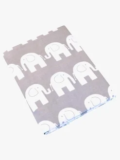 Kaxholmen Sengesæt Tremmeseng Elefant 65x80, Grå