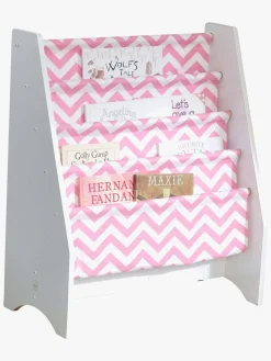 KidKraft Bogreol, Lyserød/Hvid