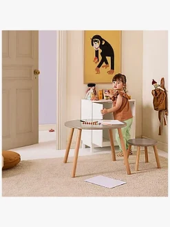 Kids Concept Bord & Stole, Lysebrun