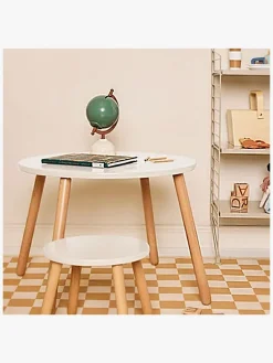 Kids Concept Bord & Stole, Hvid