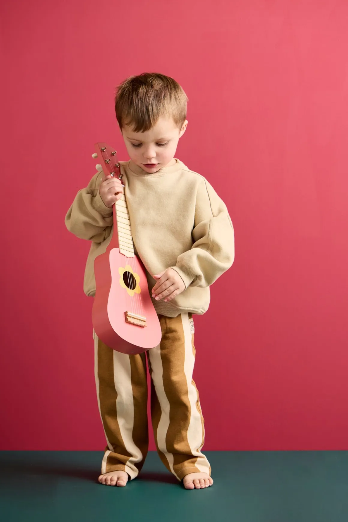 Kid's Concept Legetøjsguitar Blomst, Pink