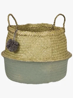 KidsDepot PomPom Opbevaringskurv Large, Seagreen