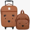Kidzroom Beary Excited Rygsæk 5L & Kuffert, Brun