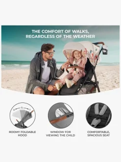 Kinderkraft GRANDE PLUS Klapvogn, Pink