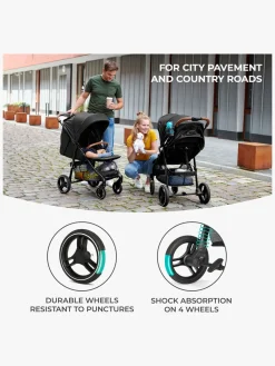 Kinderkraft GRANDE PLUS Klapvogn, Grey