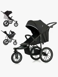 Kinderkraft HELSI 2 Terrænvogn, Black