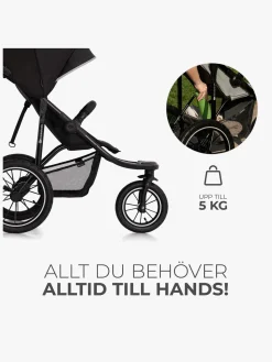 Kinderkraft HELSI 2 Terrænvogn, Black