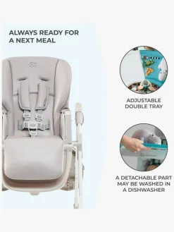 Kinderkraft Højstol Yummy, Grey