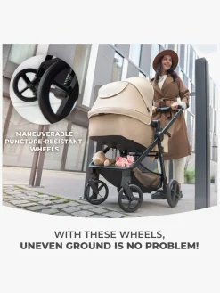 Kinderkraft 3-i-1 NEWLY Kombivogn Travelsystem, Classic Black