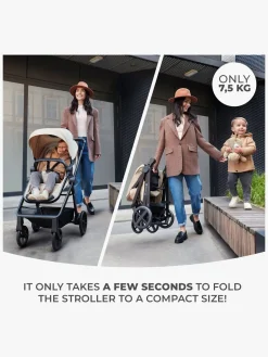 Kinderkraft 3-i-1 NEWLY Kombivogn Travelsystem, Classic Black