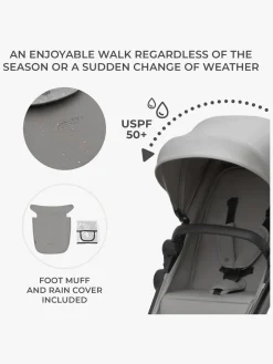 Kinderkraft 3-i-1 NEWLY Kombivogn Travelsystem, Moonlight Grey