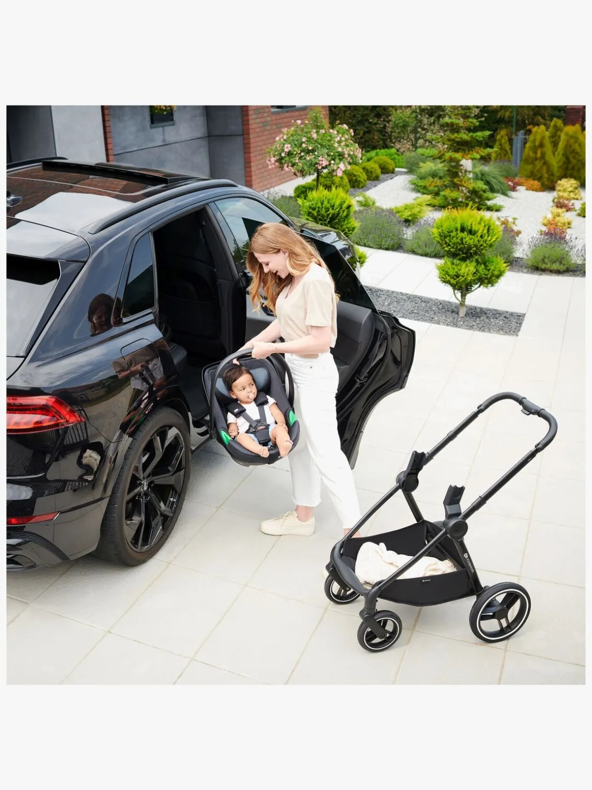 Kinderkraft I-CARE i-Size Autostol Baby, Cool Grey