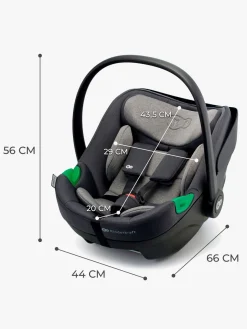 Kinderkraft I-CARE i-Size Autostol Baby, Cool Grey