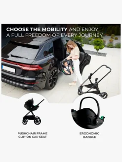 Kinderkraft I-CARE i-Size Autostol Baby, Graphite Black