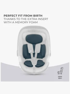 Kinderkraft I-CARE i-Size Autostol Baby, Graphite Black