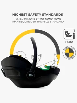 Kinderkraft I-CARE i-Size Autostol Baby, Graphite Black