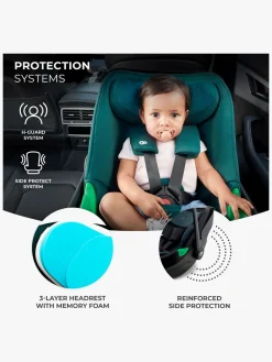 Kinderkraft I-CARE i-Size Autostol Baby, Graphite Black