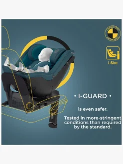 Kinderkraft I-GUARD i-Size Autostol, Cool Grey