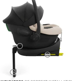 Kinderkraft I-LITE Autostol Baby inkl. ENDURA SAFE FX Base, Beige