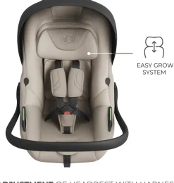Kinderkraft I-LITE Autostol Baby inkl. ENDURA SAFE FX Base, Beige