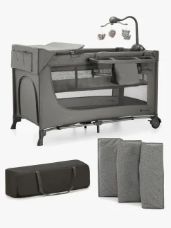 Kinderkraft JOY 2 Weekendseng med Tilbehør, Dark Grey