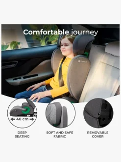 Kinderkraft JUNIOR FIX 2 i-Size Autostol, Rocket Grey
