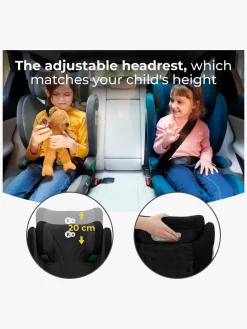 Kinderkraft JUNIOR FIX 2 i-Size Autostol, Graphite Black