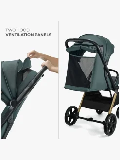 Kinderkraft Loom Klapvogn, Jade Green