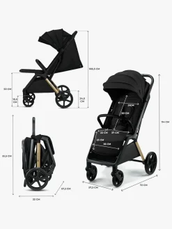 Kinderkraft Loom Klapvogn, Ink Black