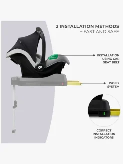 Kinderkraft MINK PRO i-Size Autostol Baby, Grey