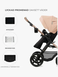 Kinderkraft MOOV 2 3-in-1 Kombivogn, Sand Beige