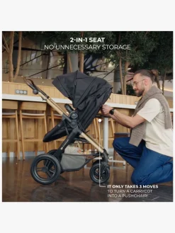 Kinderkraft MOOV 2 XL Air Kombivogn, Pure Black