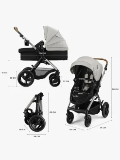 Kinderkraft MOOV 2 XL Air Kombivogn, Moonlight Grey