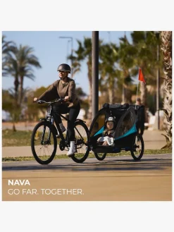 Kinderkraft Nava Cykelanhænger, Hawaiian Blue