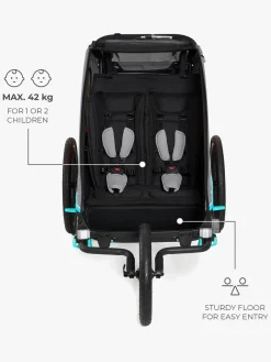 Kinderkraft Nava Cykelanhænger, Hawaiian Blue