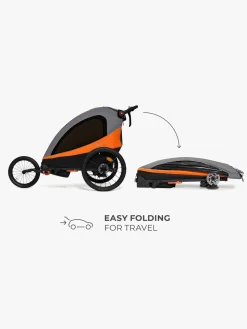 Kinderkraft Nava Cykelanhænger, Sunny Orange