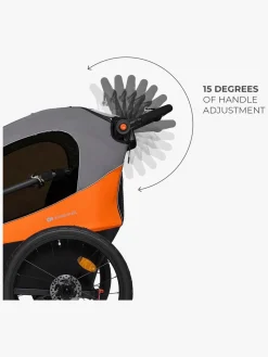 Kinderkraft Nava Cykelanhænger, Sunny Orange