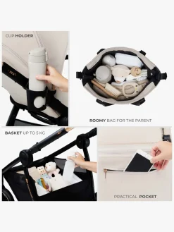 Kinderkraft NEA 2 Duovogn, Soft Beige