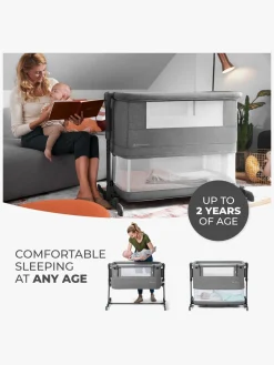 Kinderkraft NESTE GROW Bedside Crib, Beige