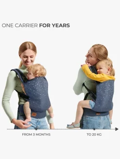 Kinderkraft NINO CONFETTI Bæresele, Denim