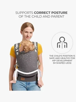 Kinderkraft NINO CONFETTI Bæresele, Grey