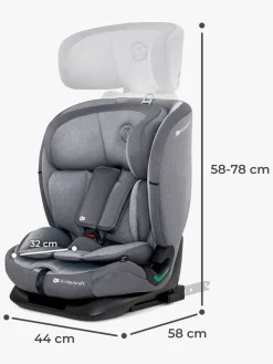 Kinderkraft ONETO3 i-Size Autostol, Cool Grey