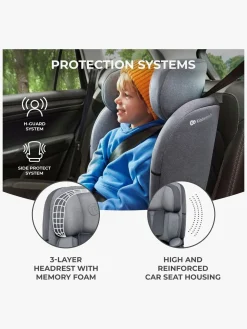 Kinderkraft ONETO3 i-Size Autostol, Cool Grey