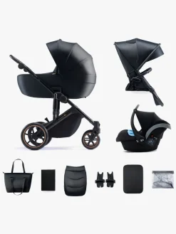 Kinderkraft PRIME 2 3-in-1 Duovogn Travelsystem inkl. Mink Pro, Venezian Black