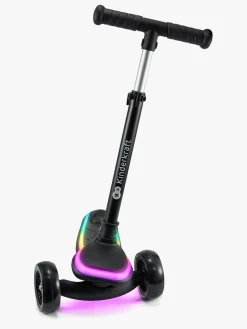 Kinderkraft Raket Sammenklappelig Trehjulet Løbehjul, Sort