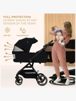 Kinderkraft YOXI 2-in-1 Duovogn, Pure Black